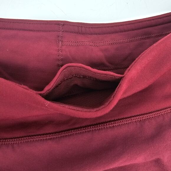 Lululemon Speed Up LR Short 2.5” Lined Red Merlot Women's size 12 3520 - Picture 6 of 9